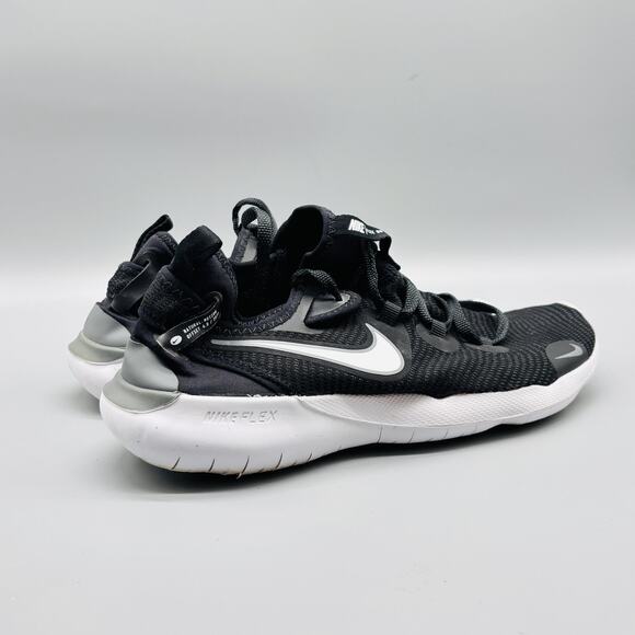 Nike Shoes Womens 10 Black White Flex Running Training Athletic Sneakers Lace Up - Picture 8 of 11
